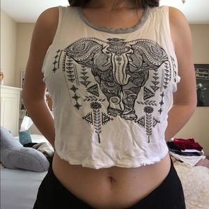 elephant graphic tank top!